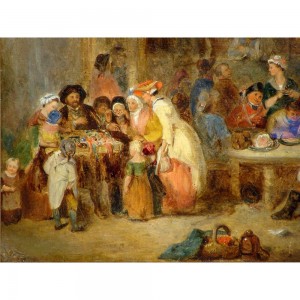 Antique oil painting